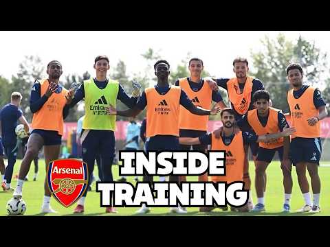 INSIDE TRAINING -All eyes on tomorrow | Sobha Realty Training Centre | ARSENAL TRAINING TODAY