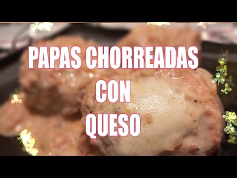 🤤papas chorreadas con queso ✅receta deliciosa #papas #cocinaencasa #cocina