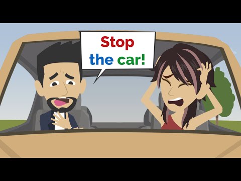 Amy learns how to DRIVE | Easy English story | English conversation practice | No Aliens