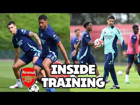 INSIDE TRAINING!  Sobha Realty Training Centre ❤️ Arsenal Training Today