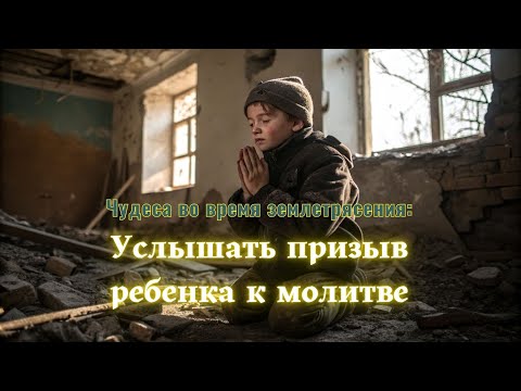 Чудеса во время землетрясения: Услышать призыв ребенка к молитве