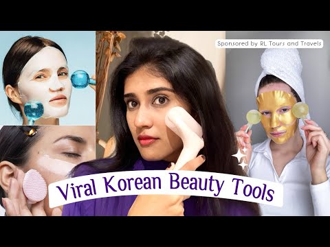 Trying Korean Beauty tools from Meesho 🎀✨ starting ₹104