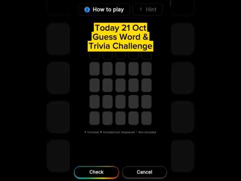 Today Blove DApp Guess Word Trivia Challenge