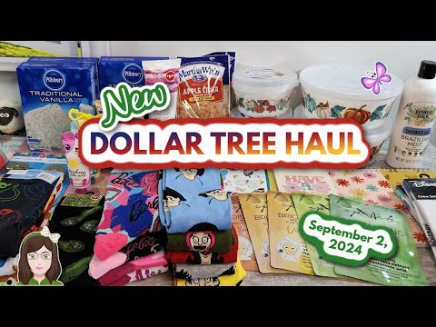 NEW DOLLAR TREE HAUL! Amazing New Finds!! Everything was $1.25! September 2, 2024