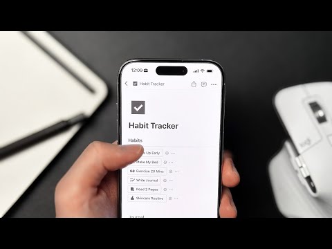 How to build a Habit Tracker in Notion