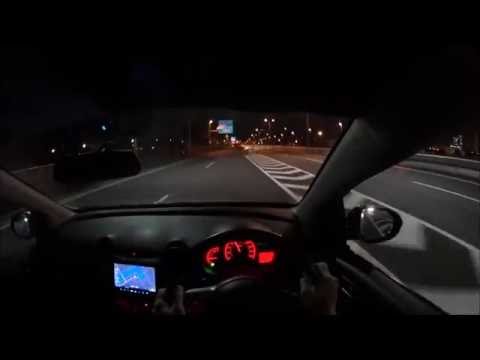 Mazda2 POV Night Drive -Tokyo Gate Bridge & Around Odaiba