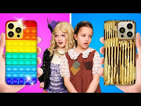 Rich VS Broke Girls - Amazing Gadgets vs Awesome Hacks! *Funny Situations*