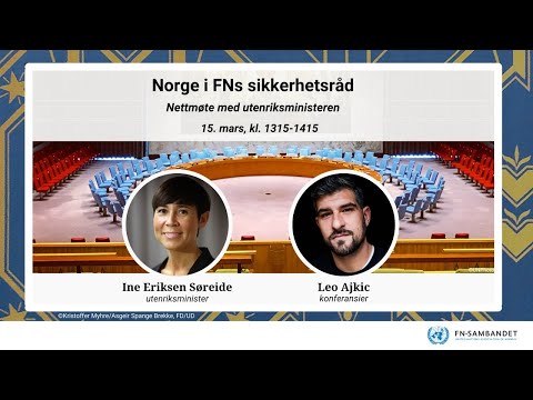 Digital skoletime: Norge i FNs sikkerhetsråd