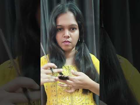 U hair cutting at home/self hair cutting at home #shorts #youtubeshorts