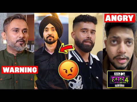 AP DHILLON INDIRECTLY TALKIN ABOUT DILJIT DOSANJH😨❗BASSICK ANGRY ON MTV HUSTLE | HONEY SINGH WARNING