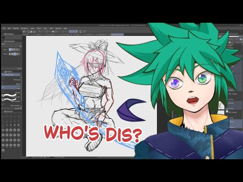 Who's Dis? #vtuber drawing