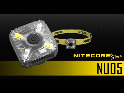 (Discontinued) Nitecore NU05 White & Red USB Rechargeable Safety Signal Light for Running, Bicycling