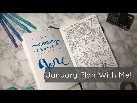 January Plan With Me | Futuristic & Sci fi Themed