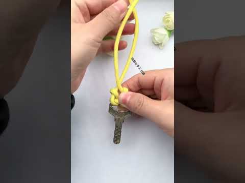 Knot life tips, rope braiding skills sharing, handmade DIY, pendant jewelry knotting tutorial, f