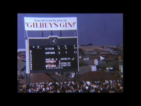 St Kilda vs Hawthorn at Linton St circa 1960/70s, when VFL footy was footy on a Saturday afternoon!