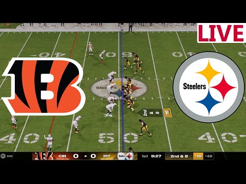 🔴LIVE🔴 Cincinnati Bengals  VS Pittsburgh Steelers / NFL Week 18/NFL Envivo/ Madden