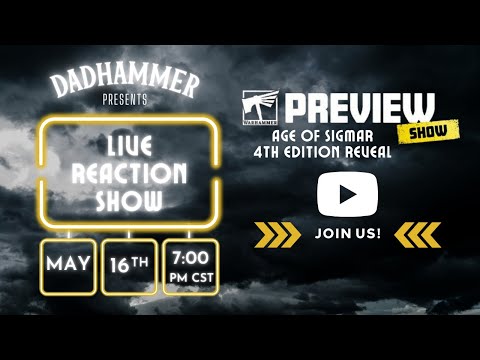 Warhammer Preview - Age of Sigmar 4th edition Reveal Watch Party!