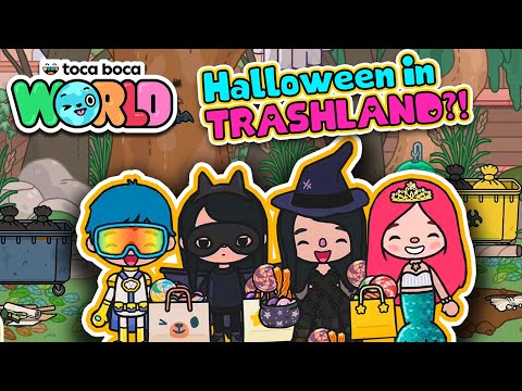 Halloween in TRASHLAND?! - Toca Life World