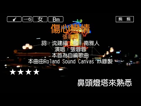 傷心戀情-張蓉蓉(Karaoke伴奏)