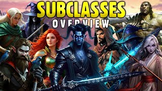 Baldur's Gate 3 - An Overview of ALL 12 New Subclasses | CHOOSE NOW ️‍🔥