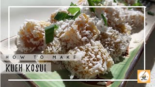 How to Make: Kueh Kosui (Palm Sugar Rice Cake)