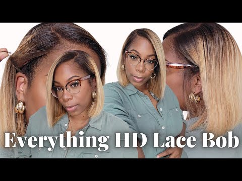 Avoid the Mess, ZERO STRESS Wig! NO Bleach NO Plucking + HD LACE I tried a BLONDE BOB Hairvivi