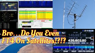 FT4 On Ham Radio Satellite RS-44!!! How it’s Done!!