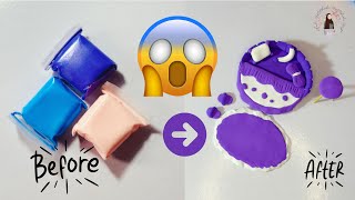 DIY Mini Bedroom Set with Clay | Amazing Craft Idea ✨🛏️ক্লে দিয়ে মিনি বেডরুম সেট তৈরি | #chadnicraft