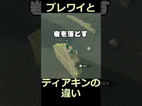 ティアキンとブレワイの違い コロ虐編 #ゼルダの伝説 #zelda #ゼルダの伝説ブレスオブワイルド #ゼルダの伝説ティアーズオブザキングダム