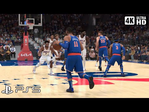 Knicks vs 76ers | NBA 2K24 Gameplay (PS5 4K 60FPS)