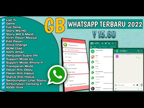 WhatsApp GB Terbaru Terbaik 2022 | GB WhatsApp Terbaru V 15.60 | Wa Mod Anti Blokir Terbaru!!