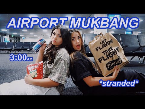 3AM Airport Mukbang! *life update*