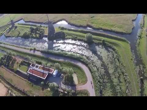 DJI Phantom Vision 2 waypoint Flight at Kinderdijk