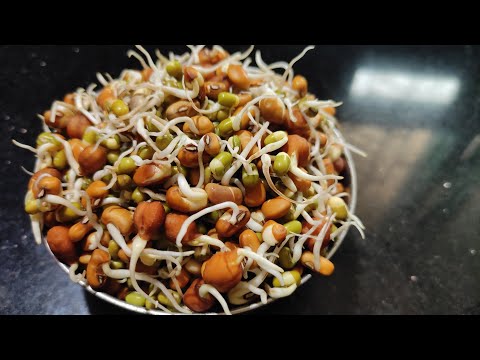 Sprouts preparation|how to prepare sprouts without sticky feeling