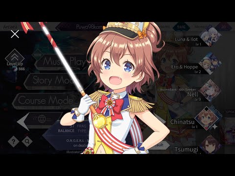 Arcaea Partner: Chinatsu (from O.N.G.E.K.I.) Gameplay