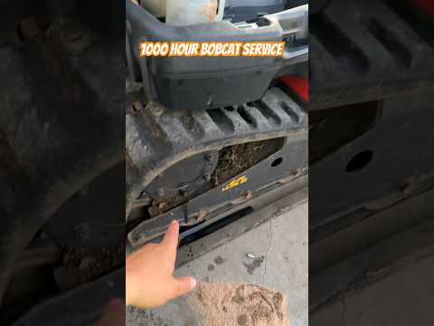 1000 hour Bobcat skid steer service #shortsvideo #bobcat