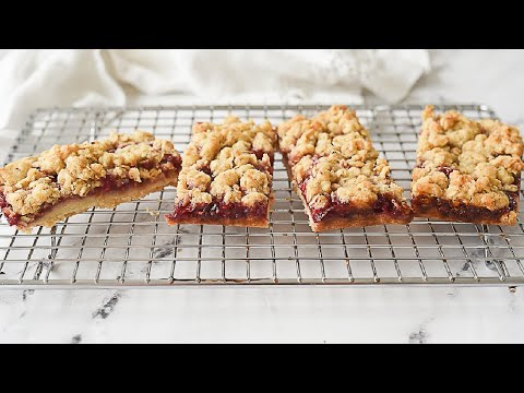 Raspberry Jam Bars | Small Batch Version