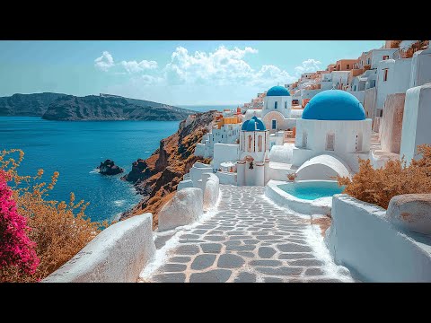 Santorini, Greece 🇬🇷 A Playground From Heaven - 4K HDR Walking Tour