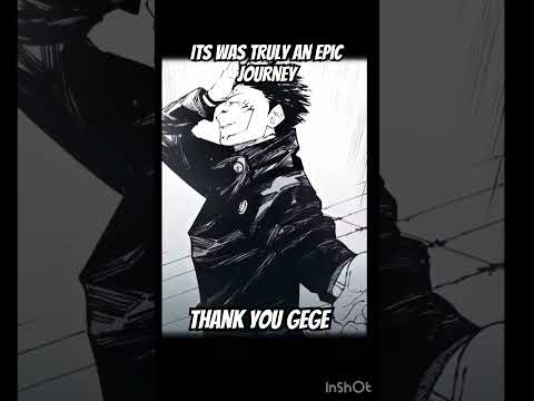 JJK over, Thank you Gege #animeedit #jujutsukaisen #jjksukuna #jjk #gojosukuna #animememe #gojo