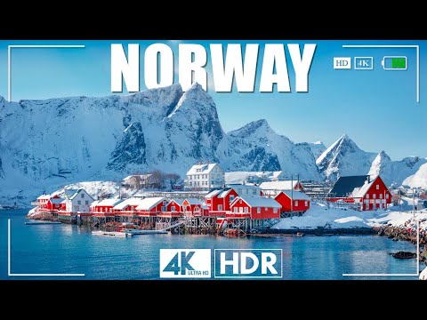 Discover the Magical Winter in Norway 4K: Snowy Landscapes, Northern Lights, and Untouched Beauty