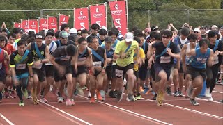 4時間で何キロ走れるか…8歳から82歳までの1000人余りが挑戦　静岡・藤枝市