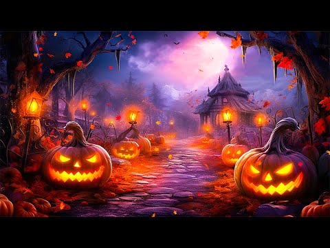 Best Spooky Halloween Playlist 2023🎃 Haunted Graveyard Ambience 👻 Relaxing Halloween Music For Sleep