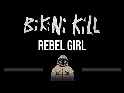 Bikini Kill • Rebel Girl (CC) (Upgraded Video) 🎤 [Karaoke] [Instrumental Lyrics]