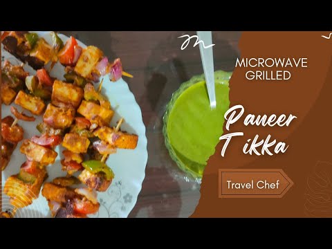 Paneer Tikka Using LG Microwave Oven | Cooking Vlog | Travel Chef