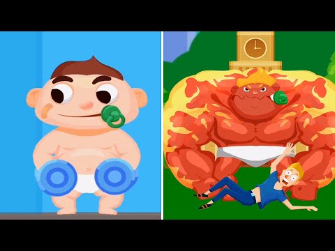 Muscle Boy - MAX Levels - Gameplay Walkthrough