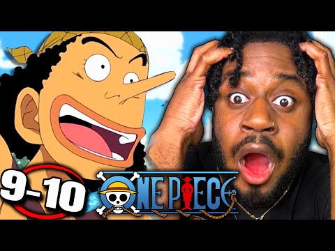 Usopp's First Appearance! Reacting To One Piece Episodes 9-10 | Haitian Senpai