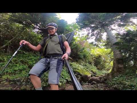 240925 北アルプス山越え歩荷サイクリング初級編（ん？）。栂池自然園～白馬乗鞍岳～白馬大池～蓮華温泉～20kmのダウンヒル～平岩駅（輪行）～南小谷駅。背負った荷物は22kg。