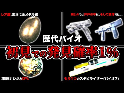 ノーヒントは当たり前!?歴代バイオのレアアイテムランキングTOP9【Resident Evil】