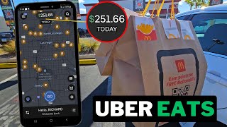 Making $250 In One Day Delivering For Uber Eats