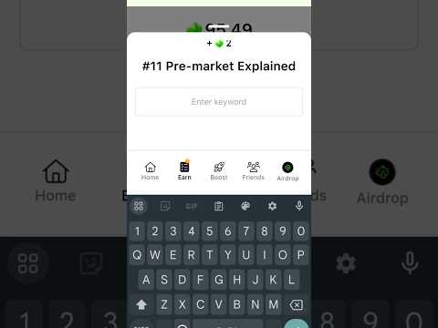 #11 Pre-Market Explained | Seed Coin | #seed # coin #claim #nft #tg #code #task #shorts